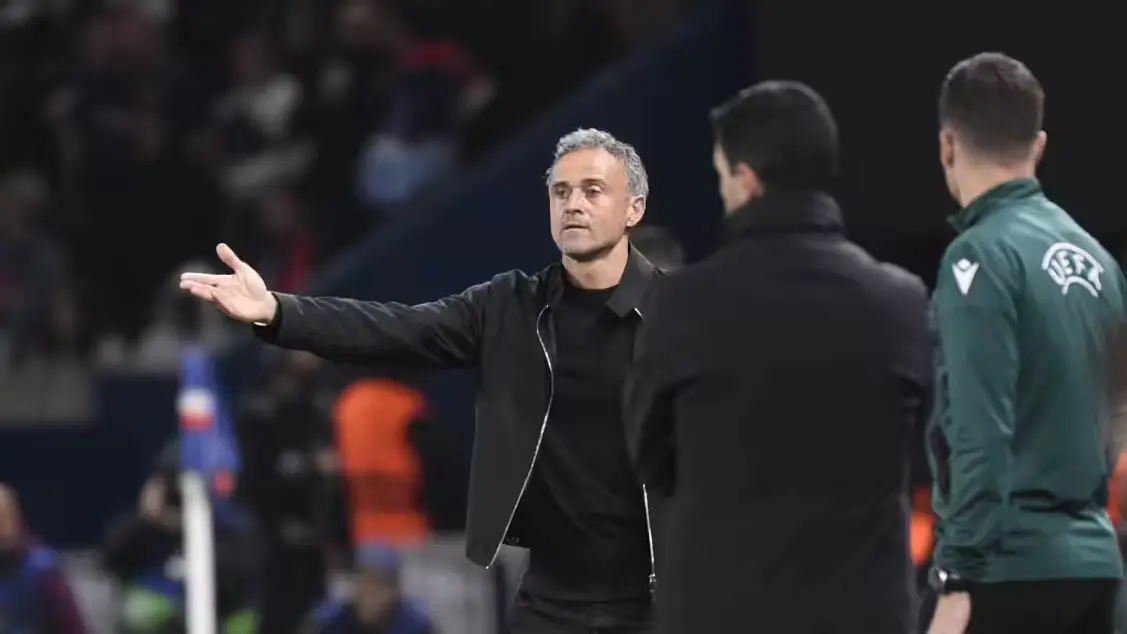 Luis Enrique vs Arsenal